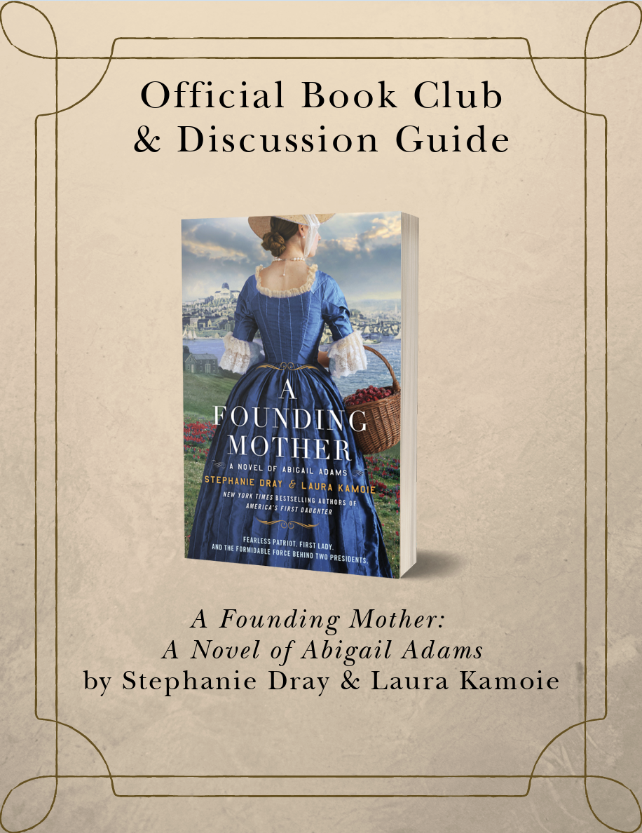 This is the cover image for the readers guide for a founding mother
