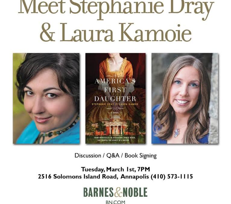 Talk & Signing of AMERICA’S FIRST DAUGHTER in Annapolis, MD